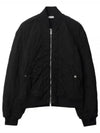 Stand-Up Collar Quilted Bomber Jacket Black - BURBERRY - BALAAN 2