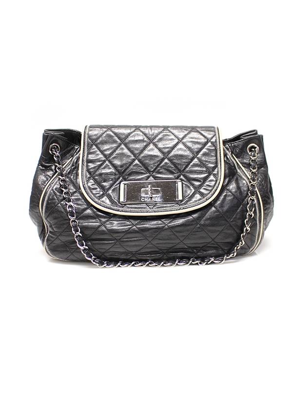 Women s Chanel A46046 Black Lambskin Quilted Silver Accordion Chain Shoulder Bag 12th gt Gangbuk used luxury goods - CHANEL - BALAAN 2