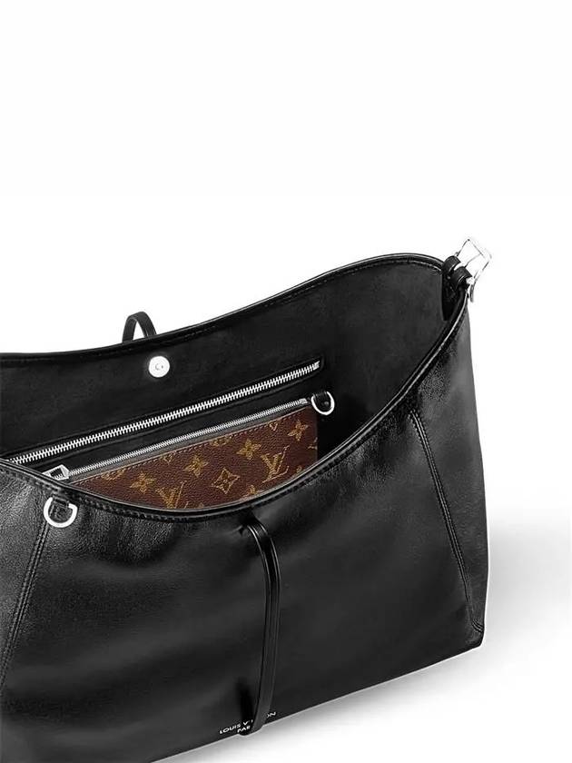 Carry All Dark MM Shoulder Bag Black - LOUIS VUITTON - BALAAN 5