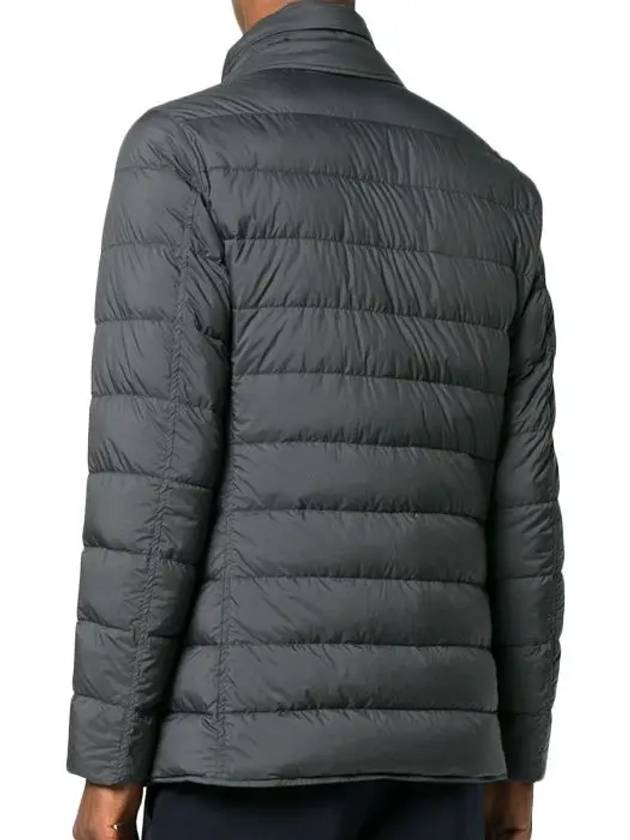 goose down padded jacket dark gray - HERNO - BALAAN.