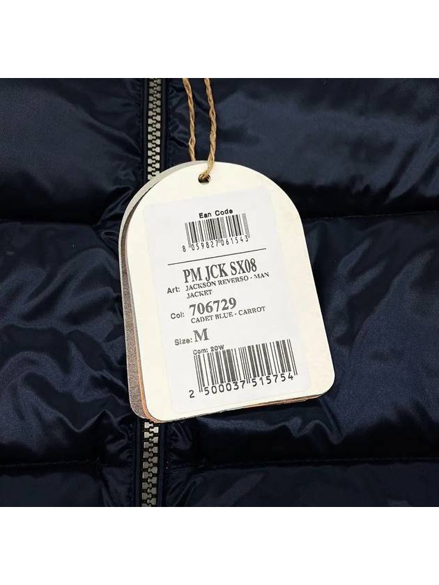 PMJCKSX08 706729 Reversible padded jacket navy - PARAJUMPERS - BALAAN 4