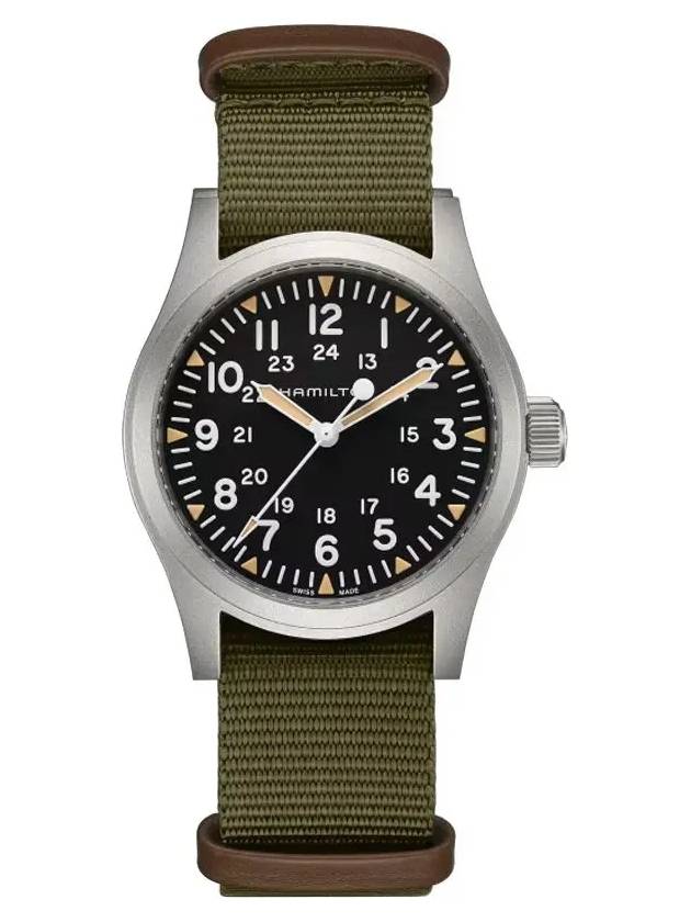 Khaki Field  Mechanical Watch Black - HAMILTON - BALAAN 3