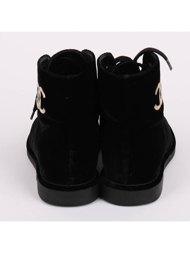 Suede Black High Top Women s Sneakers - CHANEL - BALAAN 7