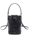 Mon Tresor FF Motif Leather Mini Bag Black - FENDI - BALAAN 2