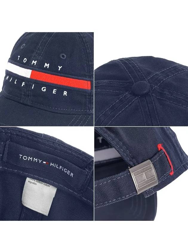 Tino Sky Captain Ball Cap Navy - TOMMY HILFIGER - BALAAN.