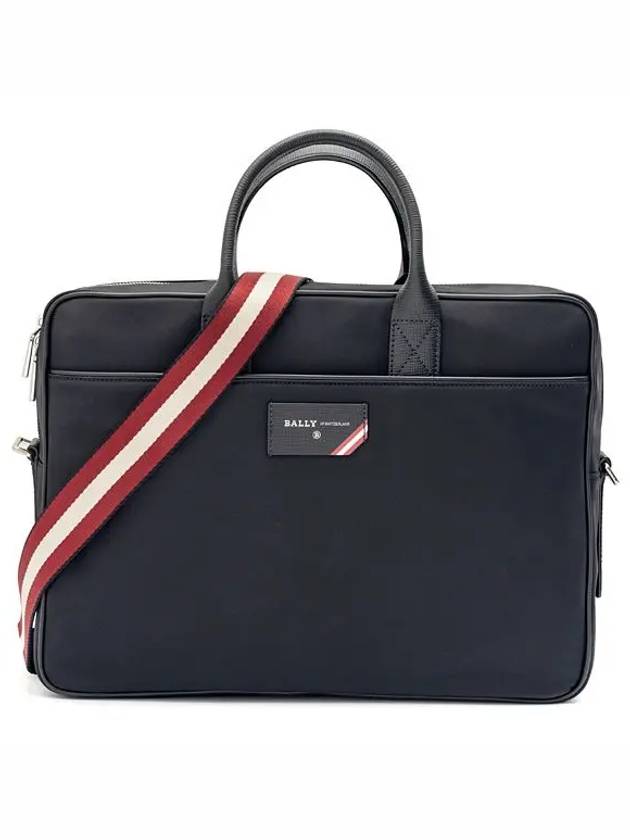 Faldy Nylon Brief Case Black - BALLY - BALAAN 3