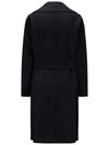 24SS TOTEM Belted Wool Coat Black 2416011011 007 - MAX MARA - BALAAN 3