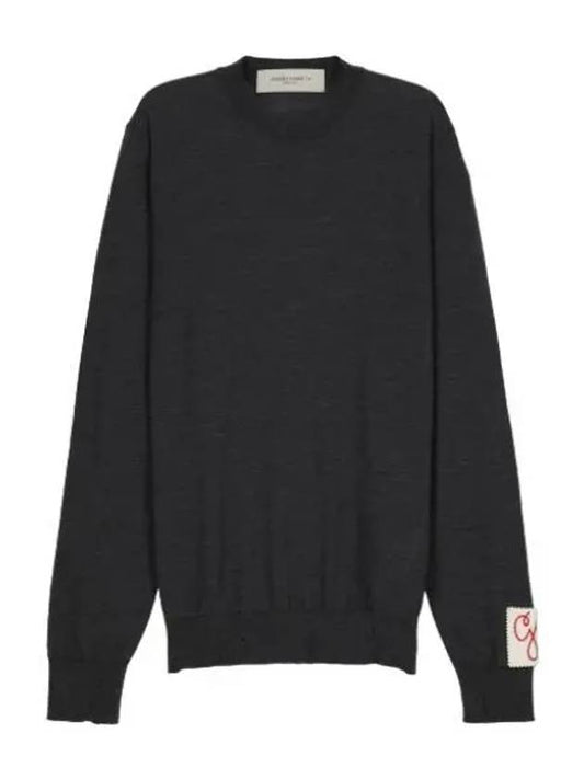 Crew neck knit dark gray - GOLDEN GOOSE - BALAAN 1