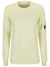 Lens Wappen Crew Neck Sweatshirt Yellow - CP COMPANY - BALAAN 2