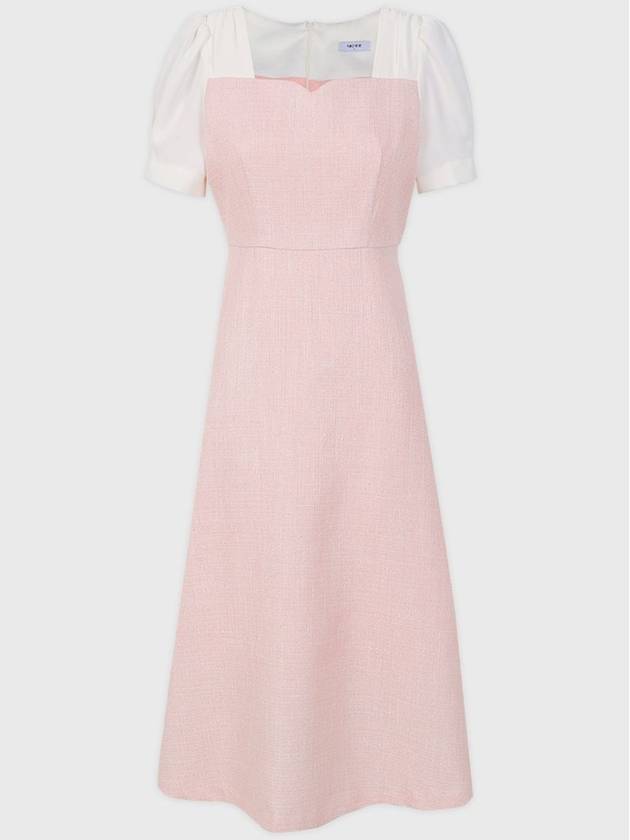 Loved Tweed Midi Dress Pink - MICANE - BALAAN 1