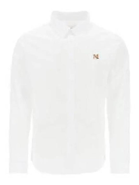 Fox Head Long Sleeve Shirt White - MAISON KITSUNE - BALAAN 2