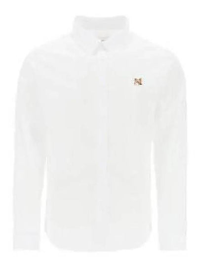 Fox Head Long Sleeve Shirt White - MAISON KITSUNE - BALAAN 2