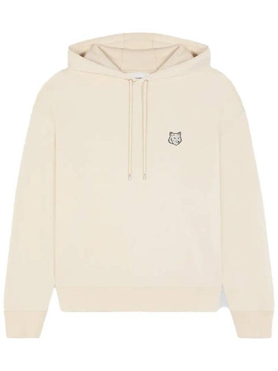 Bold Fox Head Patch Oversize Hoodie Beige - MAISON KITSUNE - BALAAN 2