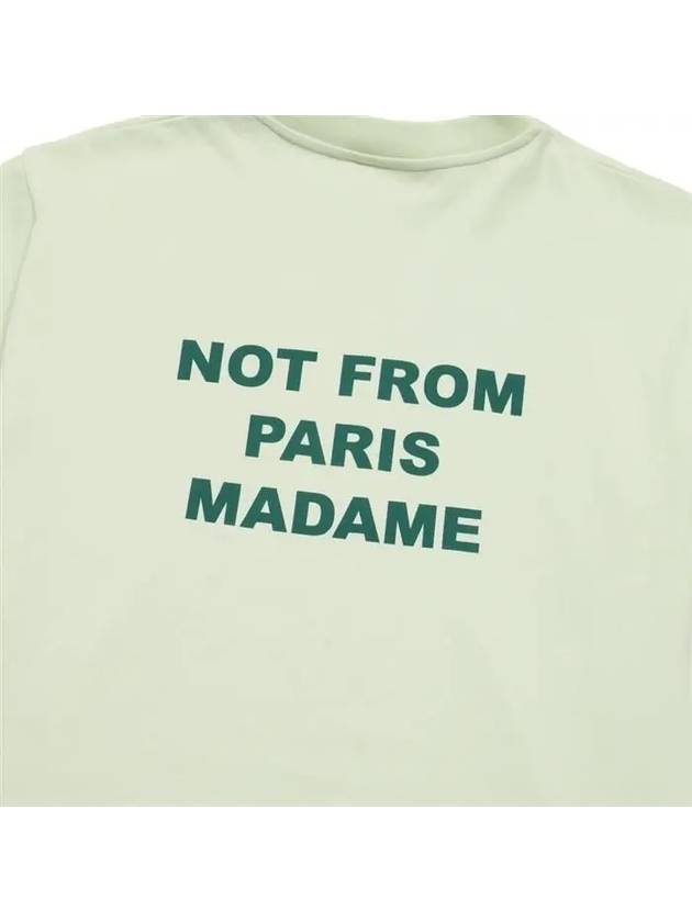 Drold Monsieur Slogan Short Sleeve T-Shirt TS101 CO002 LGN - DROLE DE MONSIEUR - BALAAN 5