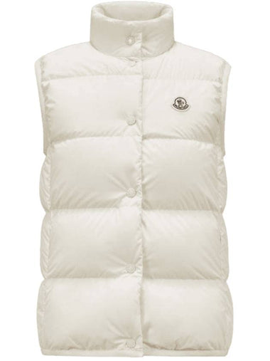 Women's Badia Down Vest White - MONCLER - BALAAN 1