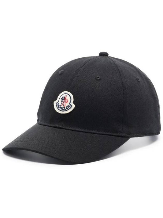 Gabardine Baseball Cap Black - MONCLER - BALAAN 2