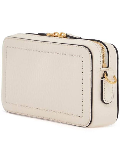 mini camera case in ivory leather with adjustable strap and golden details - VALENTINO - BALAAN 2