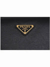 Triangle Saffiano Leather Shoulder Bag Black - PRADA - BALAAN 5