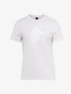 Augustine Logo Print Short Sleeve T-Shirt Ivory - MOOSE KNUCKLES - BALAAN 2