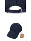 VPC Velvet Logo Denim Ball Cap Blue - A.P.C. - BALAAN 5