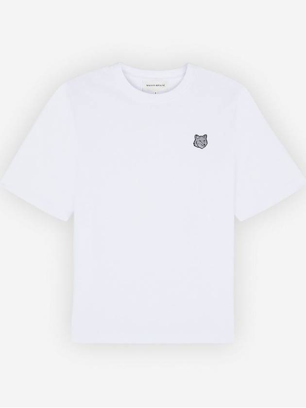 Bold Fox Head Patch Short Sleeve T-Shirt White - MAISON KITSUNE - BALAAN 2