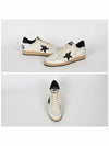 Ball Star Leather Heel Tab Low Sneakers White Black - GOLDEN GOOSE - BALAAN 3