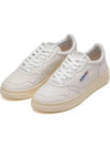 Medalist Goatskin Low Top Sneakers White - AUTRY - BALAAN 5