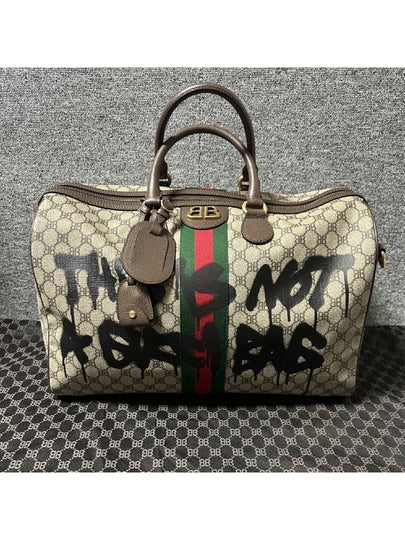 x Gucci Hacker Project Graffiti Boston bag - BALENCIAGA - BALAAN 2