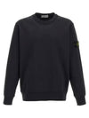 Compass Patch Cotton Sweatshirt Navy - STONE ISLAND - BALAAN 2