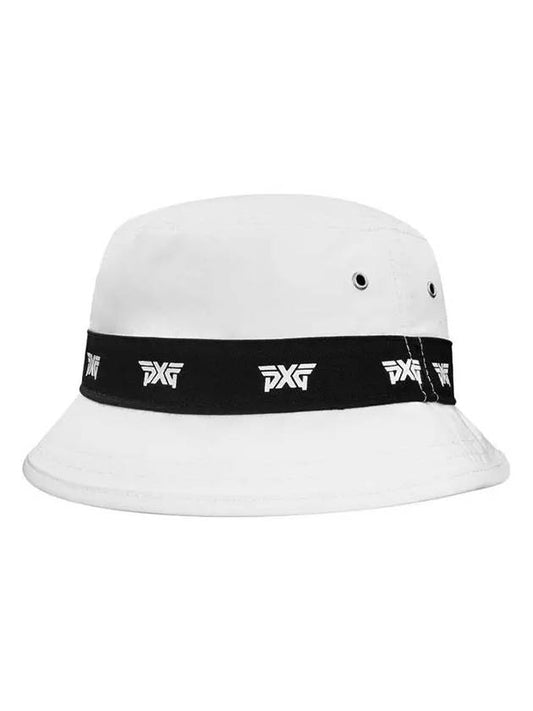 Logo repeat bucket hat golf bucket hat white - PXG - BALAAN 2