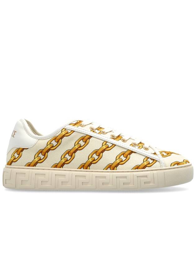 Versace Sneakers With Print, Women's, Beige - VERSACE - BALAAN 1