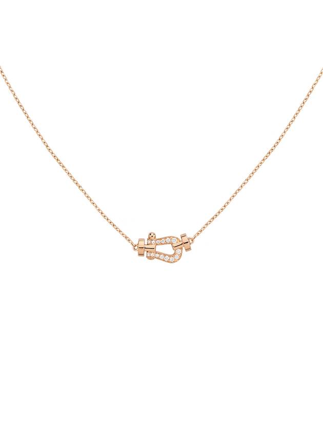 Posten 10 Diamond Necklace Pink Gold - FRED - BALAAN 2