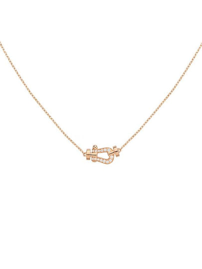 Posten 10 Diamond Necklace Pink Gold - FRED - BALAAN 2