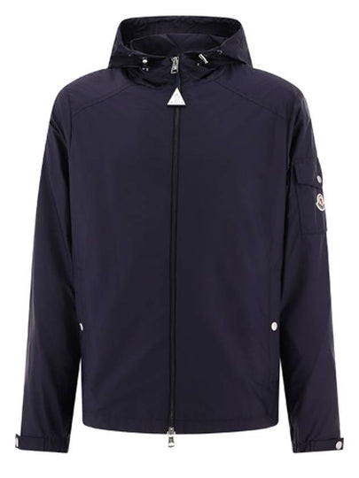 Etiache Rain Hooded Zip Up Blue - MONCLER - BALAAN 2