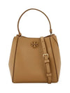 Mcgraw Logo Small Bucket Bag Brown - TORY BURCH - BALAAN 4