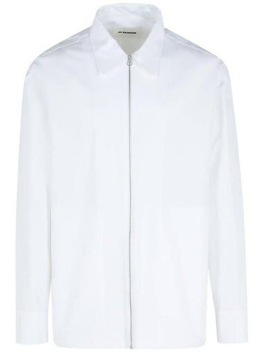 Jil Sander White Cotton Shirt - JIL SANDER - BALAAN 1