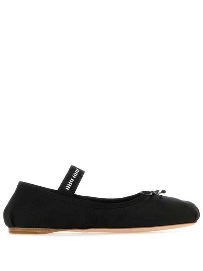 Satin Ballerinas Black - MIU MIU - BALAAN 2