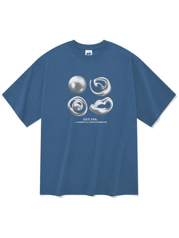 20 count blue ball short sleeve tshirt blue - RADINEO - BALAAN 1