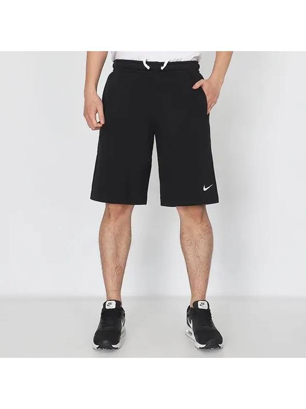 Swoosh Fleece Shorts Black - NIKE - BALAAN 2