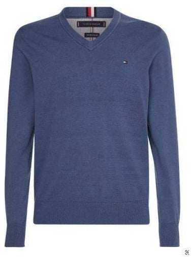 Sweater MW22349 DBZ Blue - TOMMY HILFIGER - BALAAN 1