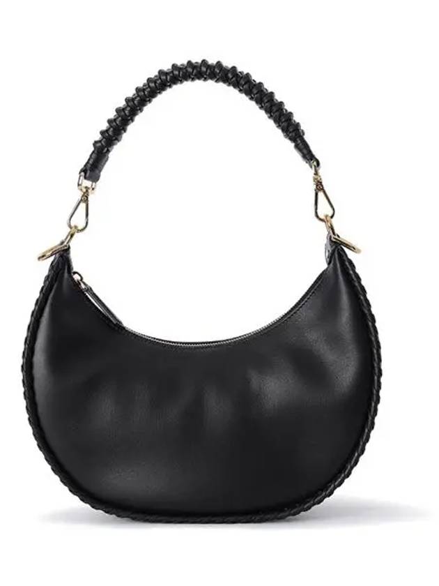 Leather Shoulder Bag Black - FENDI - BALAAN 6