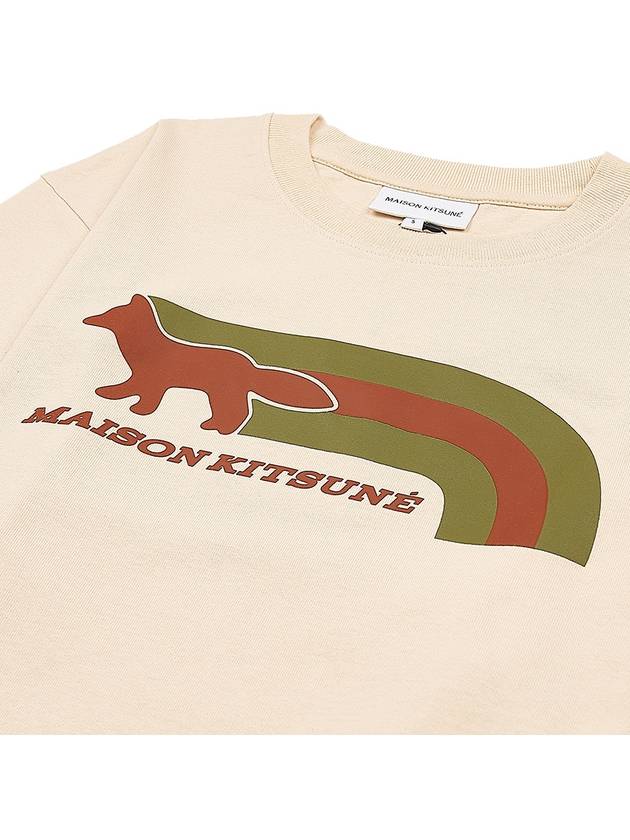 Short Sleeve T-Shirt MM00113KJ0118 P706 BEIGE - MAISON KITSUNE - BALAAN 4