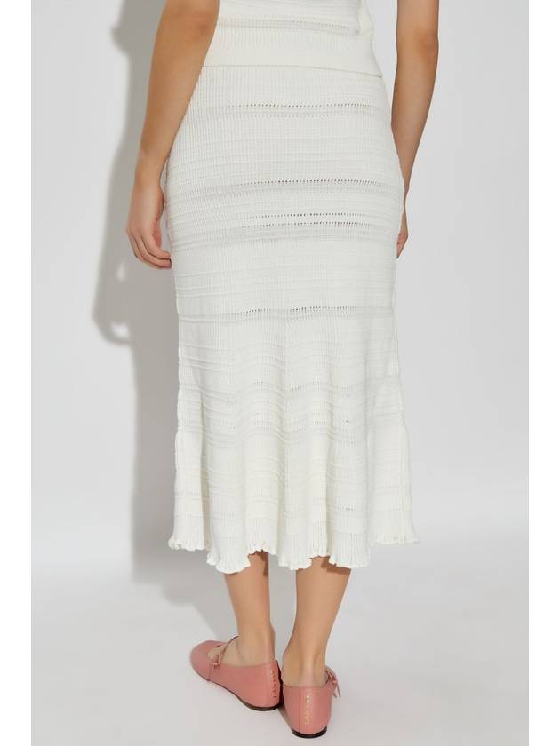 Lanvin Cotton Skirt, Women's, White - LANVIN - BALAAN 4