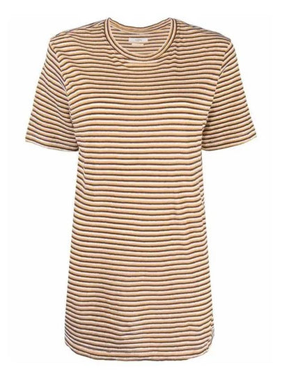 Striped Short Sleeve T-Shirt Honey - ISABEL MARANT - BALAAN 2