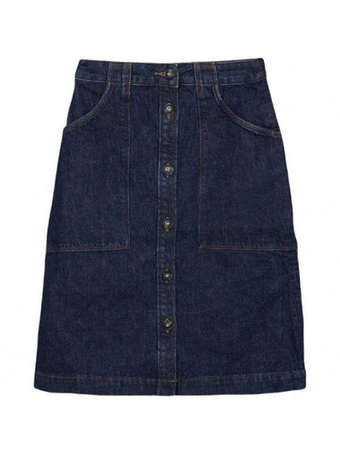 Jade Denim Skirt Navy - A.P.C. - BALAAN 1