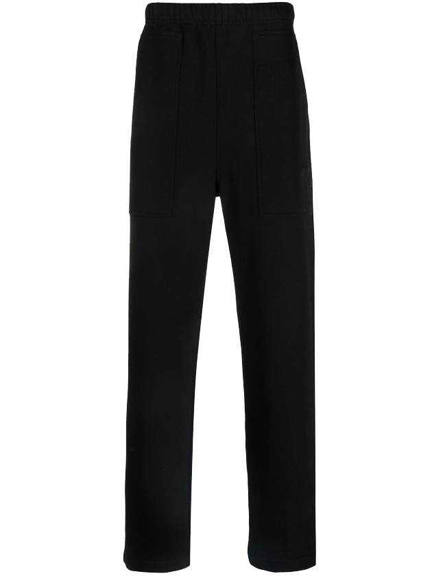 Big Heart Logo Track Pants Black - AMI - BALAAN 1