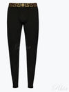 Jersey Long Tights Leggings Black - VERSACE - BALAAN 2