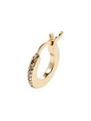 Pave Huggie Earrings Gold - COACH - BALAAN 5