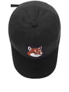 Large Fox Head Embroidered 6P Ball Cap Black - MAISON KITSUNE - BALAAN 4