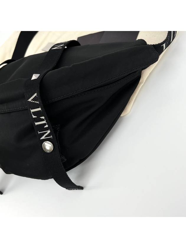 Logo nylon hip bag belt black RY2B0747 - VALENTINO - BALAAN 7